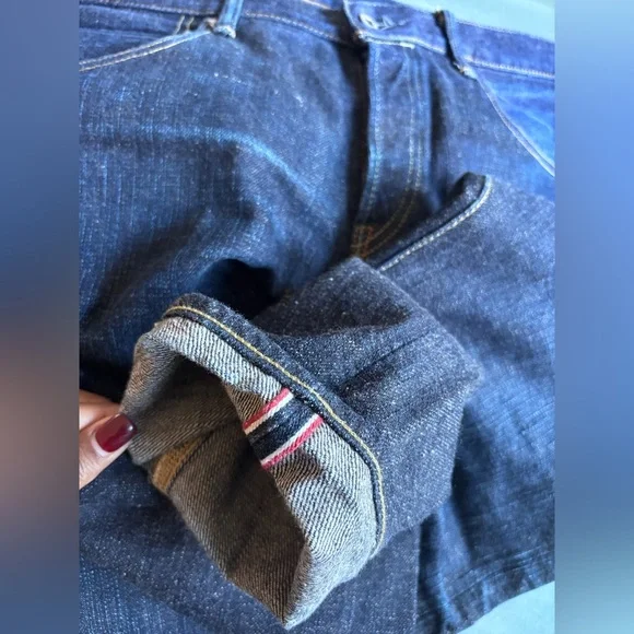 ONI DENIM 921NIXX Natural Indigo Selvedge Denim made in Japan Size 36 - Picture 3 of 13